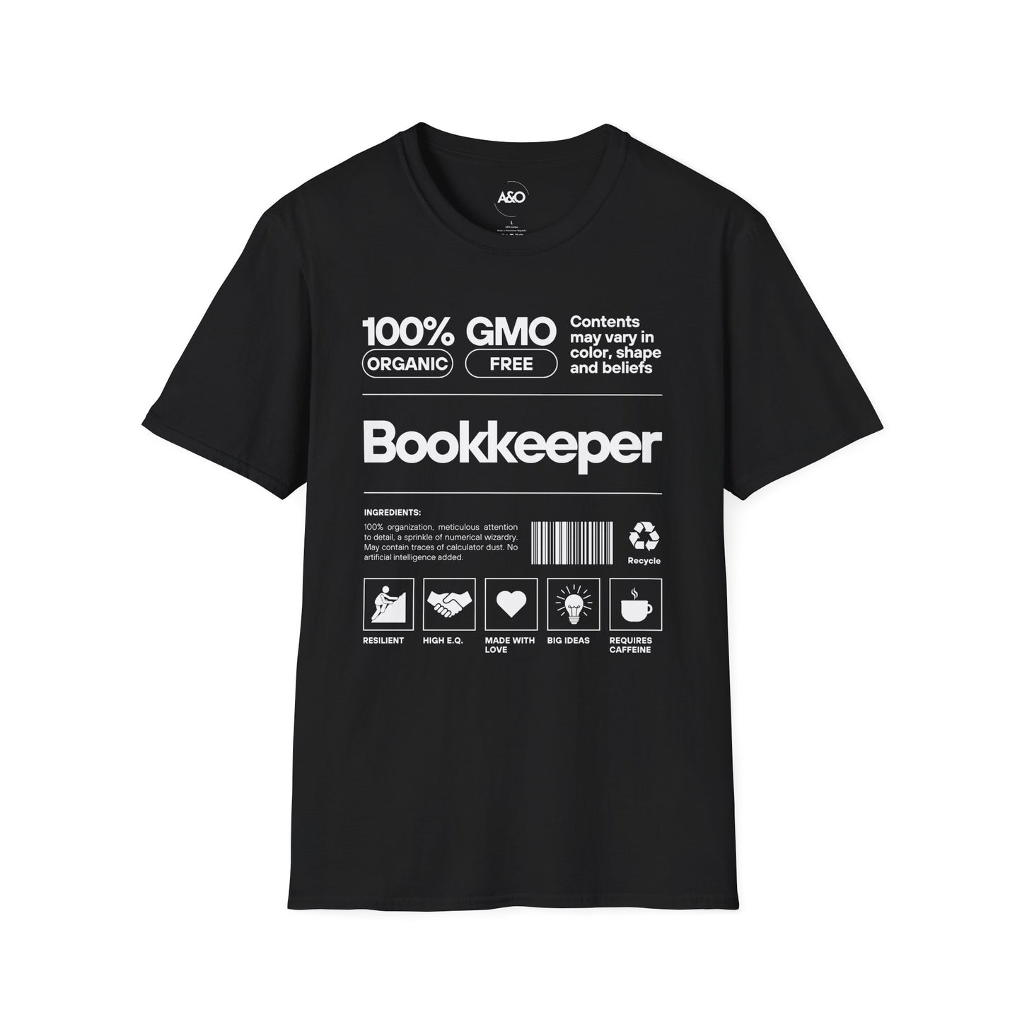 Bookkeeper Organic GMO Free All Natural Ingredients (Dark Fabrics)