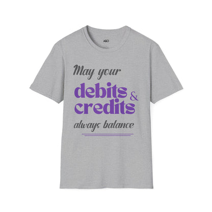 May Your Debits & Credits Always Balance Tee for Women