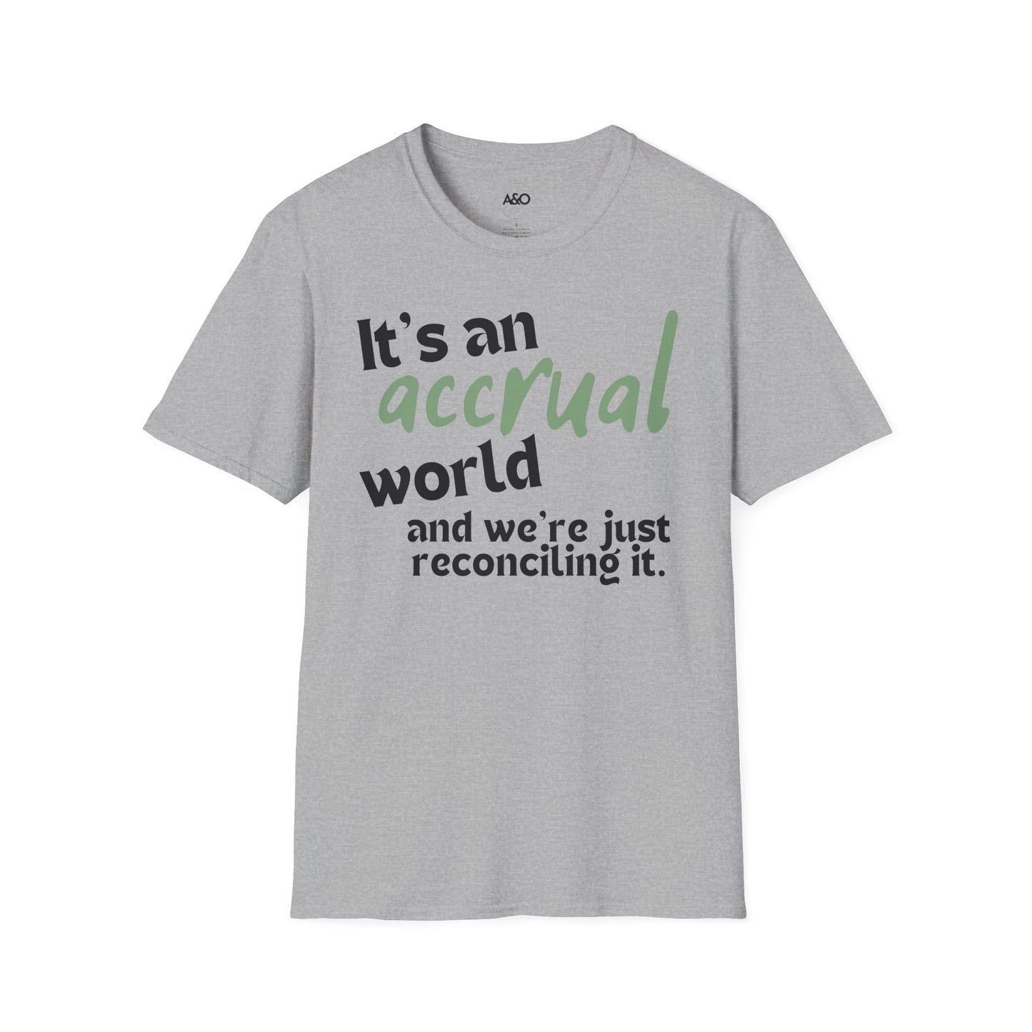 It's an Accrual World and We're Just Reconciling It... Tee for Women