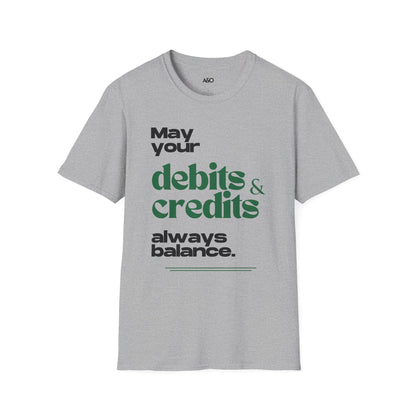 May Your Debits & Credits Always Balance Tee for Men