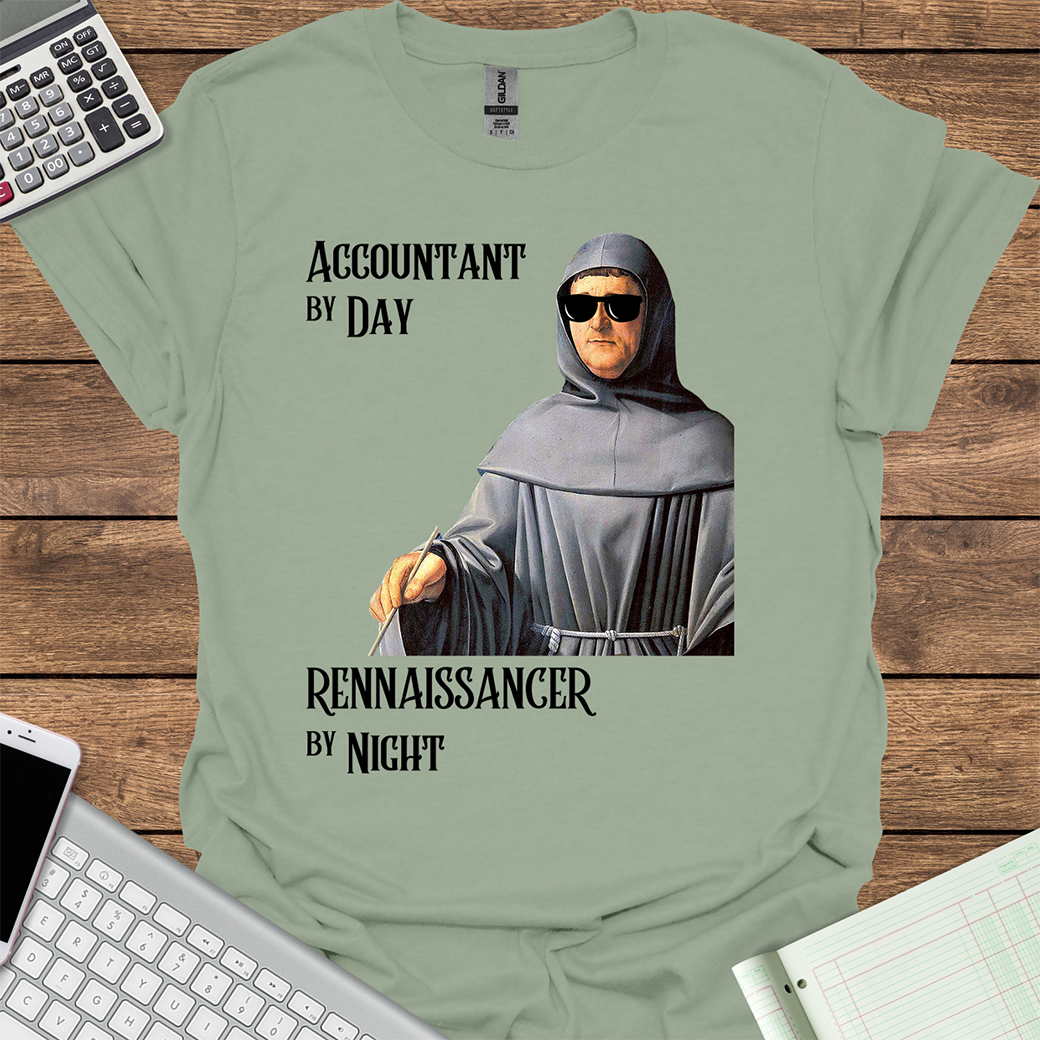 Accountant by Day Rennaissancer by Night v2 (Luca Pacioli)