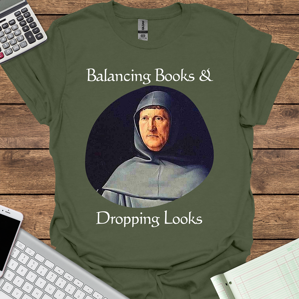 Luca Pacioli Balancing Books & Dropping Looks (Dark Fabrics)