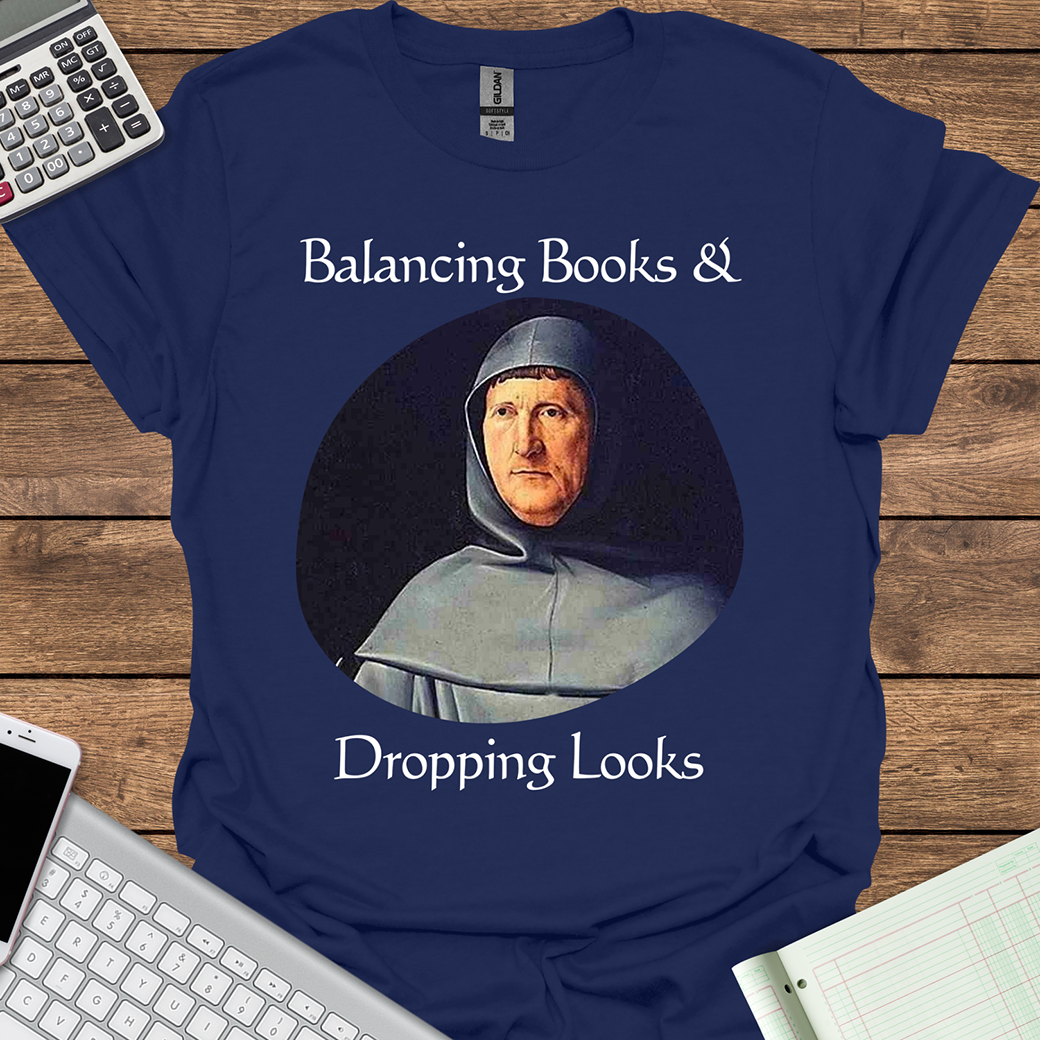 Luca Pacioli Balancing Books & Dropping Looks (Dark Fabrics)