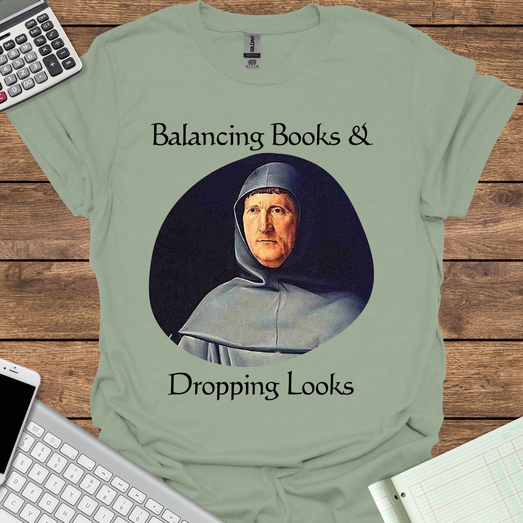 Luca Pacioli Balancing Books & Dropping Looks (Light Fabrics)